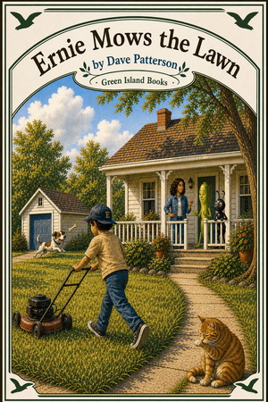 Ernie mows the Lawn, cover