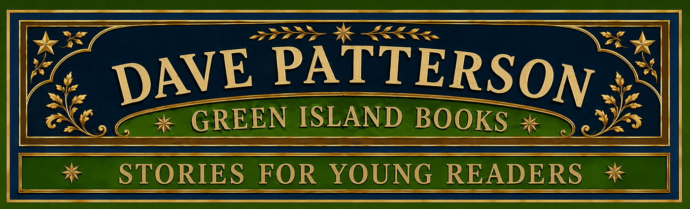 Green Island Stories for Young Readers page banner - Dave Patterson author info