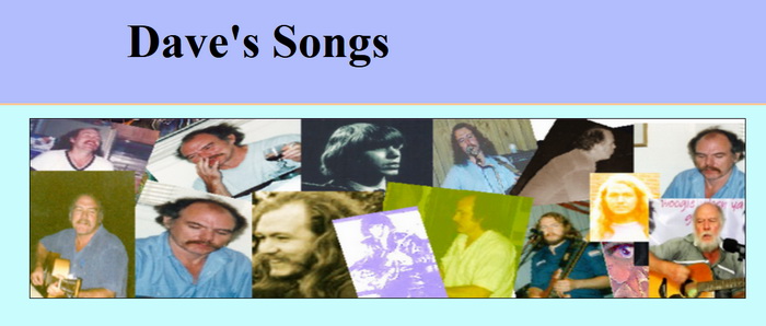 Dave's Songs, web page banner