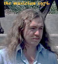 Dave picture, mid-70s, long haired musician