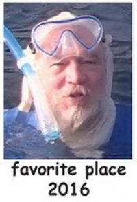 pic of Dave in the water with mask