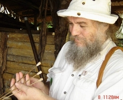 Dave with blowpipe darts