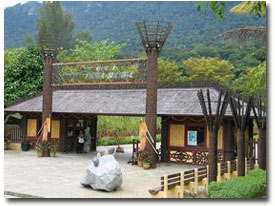 sarawak cultural village entrance