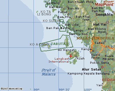 more detail of Andaman Sea and Tarutao Marine Park