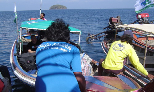 the longtail boats getting their fares