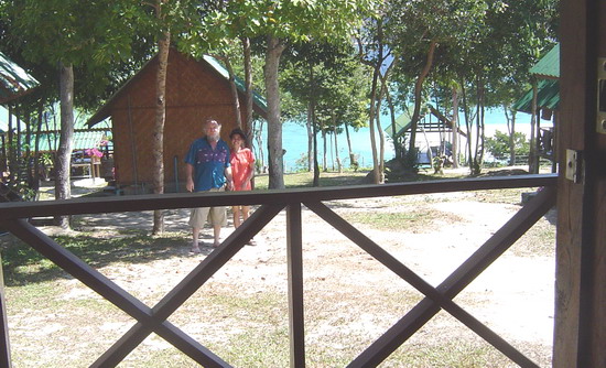 view from the bungalow