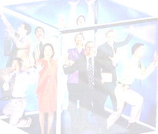 people in a box