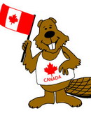Canadian happy beaver