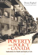book cover - poverty and policy in Canada