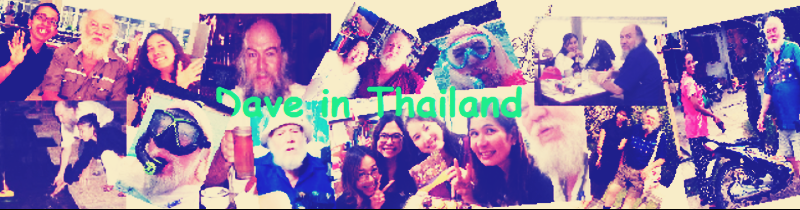 montage of pics of dave in Thailand