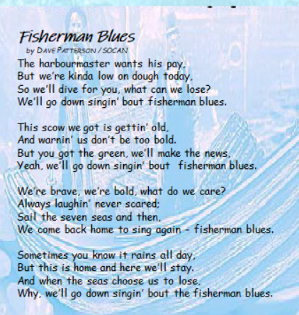 graphic for fisherman blues
